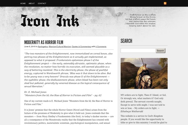 WordPress website example screenshot