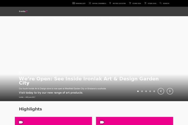 WordPress website example screenshot