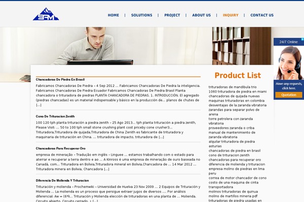 ironorecrusherplant.com site used Theme-mining