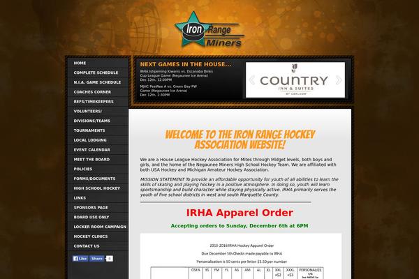ironrangehockey.com site used Hockey