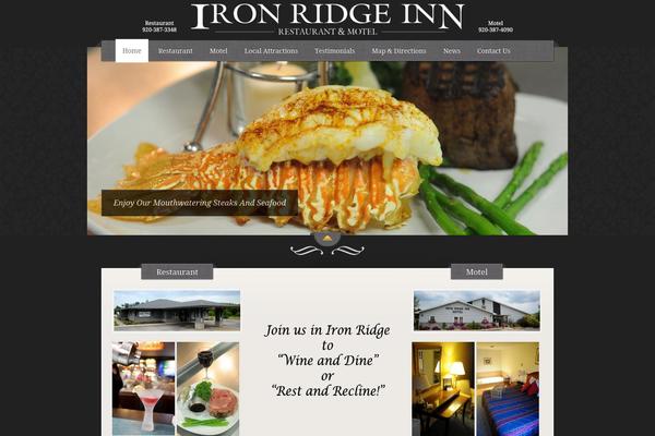 The Restaurant theme site design template sample