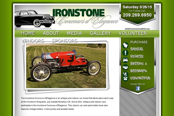 ironstonefoundation.org site used Ironstone