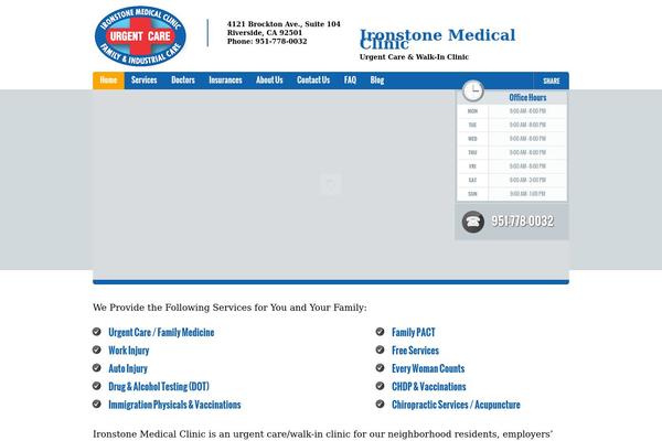 ironstonemedicalclinic.com site used Doctor