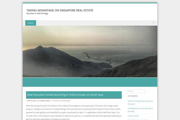 Discovery theme site design template sample