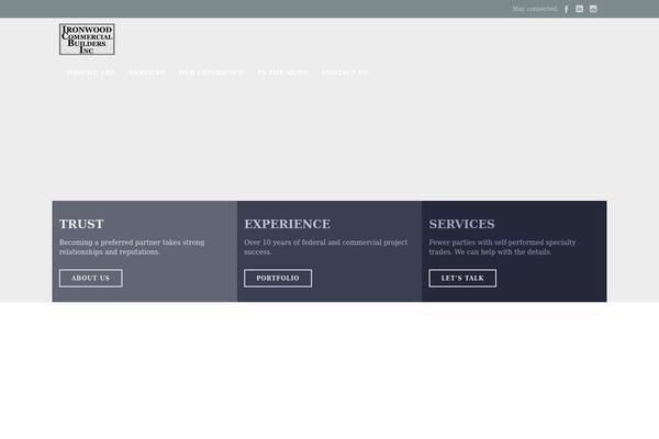 WordPress website example screenshot