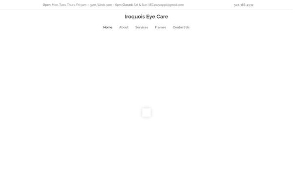 Optometry_child theme site design template sample