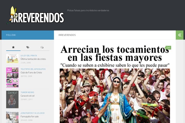 Hueman theme site design template sample
