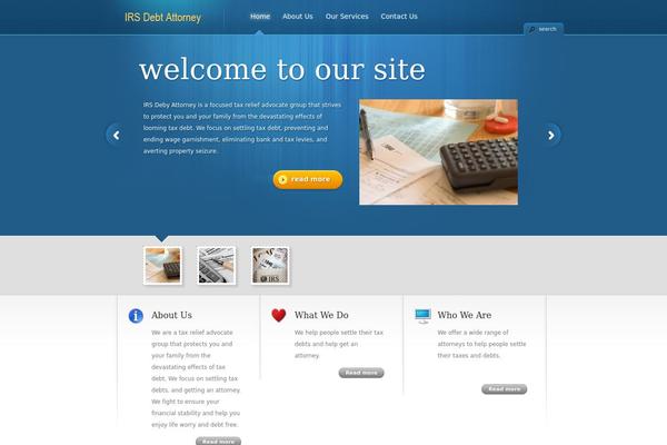 WordPress website example screenshot