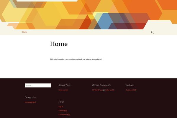 WordPress website example screenshot