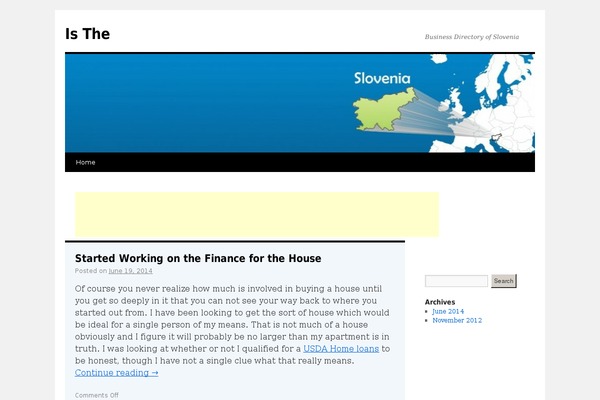 WordPress website example screenshot