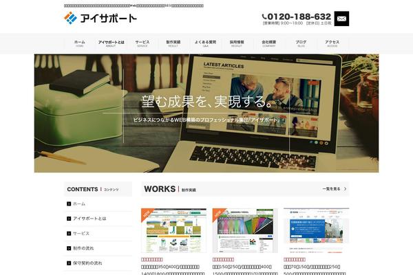 is1.co.jp site used Isupport