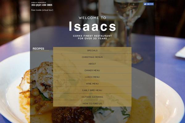 isaacsrestaurant.ie site used Isaacs