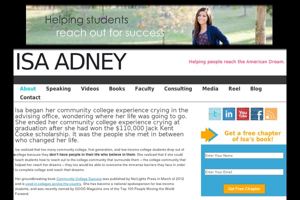 isaadney.com site used Ideapress