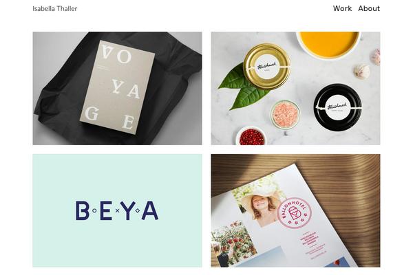 isabellathaller.com site used Semplice