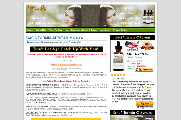 isabisformulae.com site used Bloggingsuccess