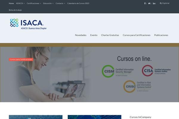 isaca.org.ar site used Periodical