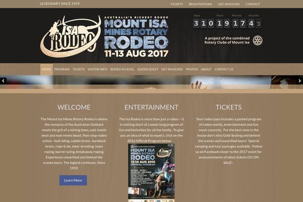 isarodeo.com.au site used Isa-rodeo-2015