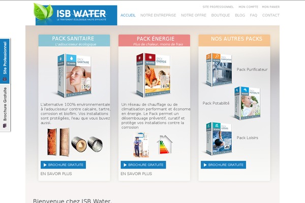 isb-water.com site used Madworks