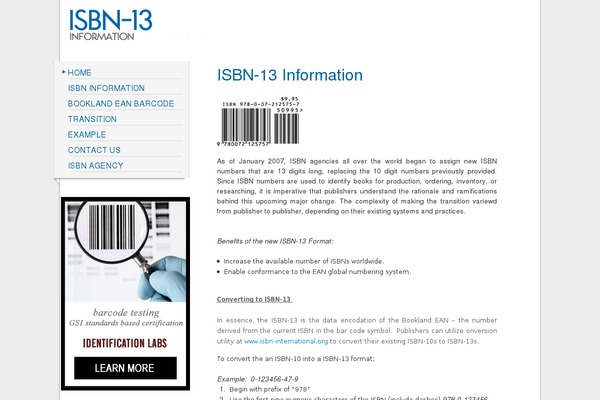 isbn-13.info site used Gintinfo
