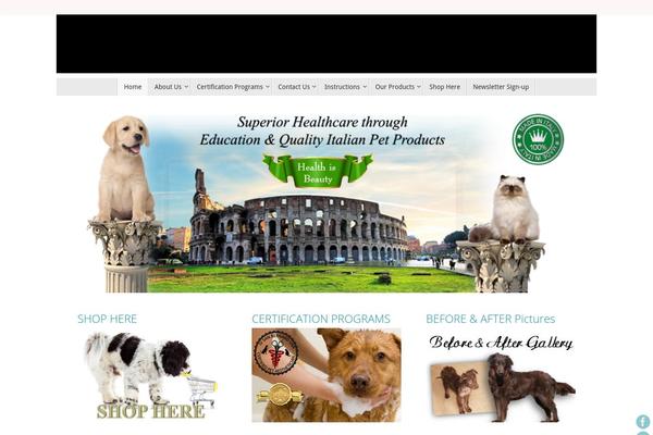 WordPress website example screenshot