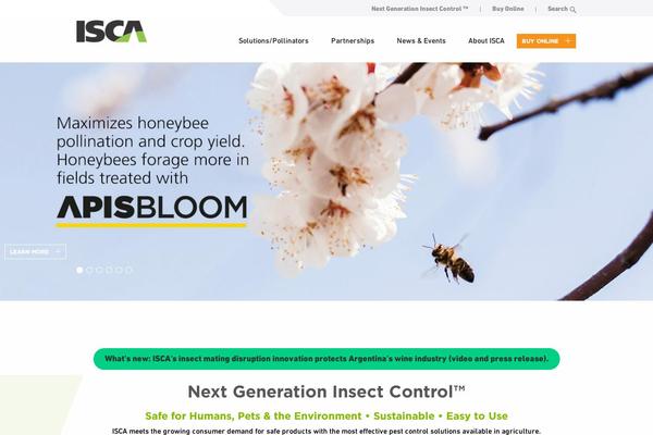 Isca theme site design template sample