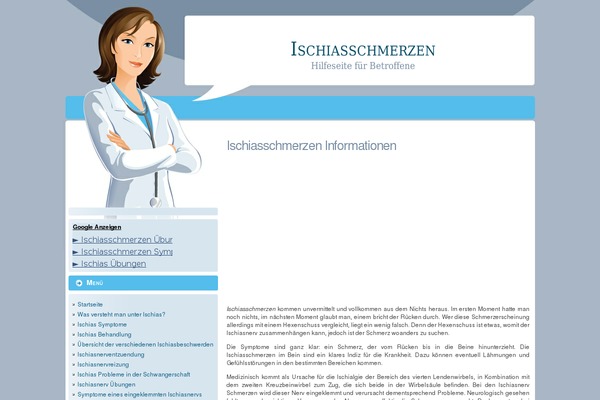 ischiasschmerzen.net site used Nurse_wp_theme