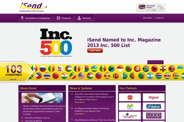 iSend WordPress theme, websites list used iSend theme iSend theme websites examples