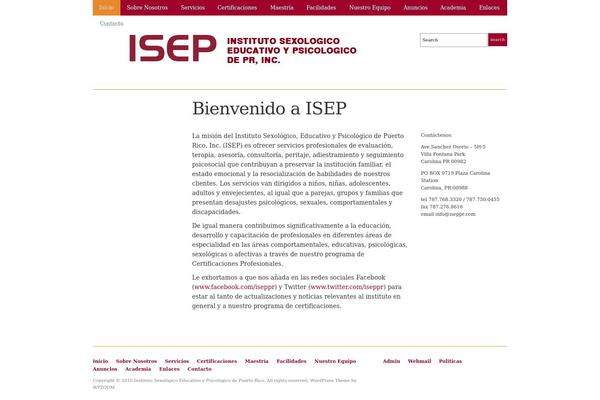 iseppr.com site used Academica2