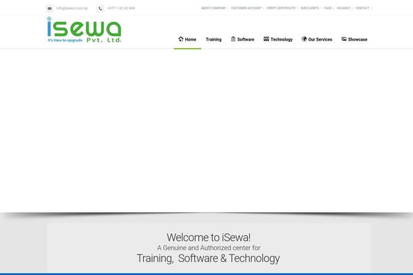 WordPress website example screenshot
