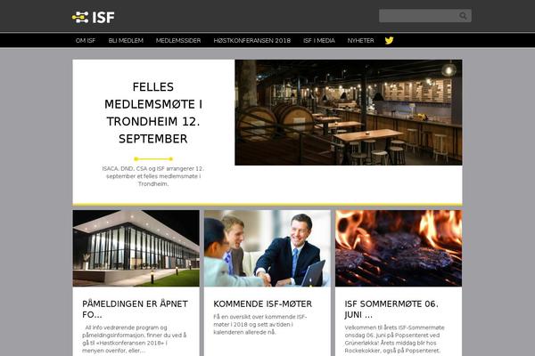 isf.no site used Nia-theme