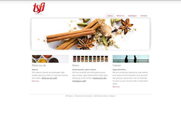 isfi-spices.com site used Cubit-6-in-1-business-portfolio-theme-source