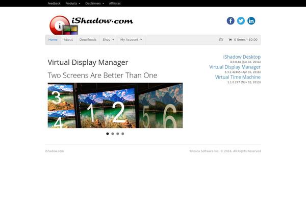 Canvas theme site design template sample