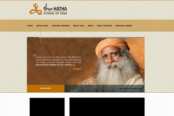 ishahathayoga.com site used Theme1930