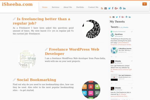 WordPress website example screenshot