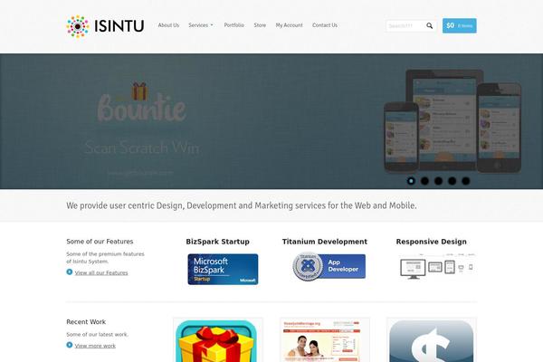 isintu.com site used Whitelight Commerce