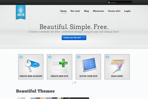 Shelf theme site design template sample