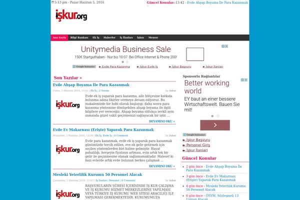iskur.org site used Iskur