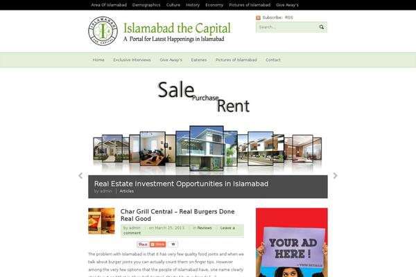 islamabadthecapital.com site used Currents