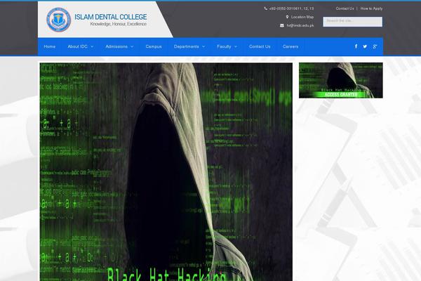 islamdentalcollege.com site used Idev_college