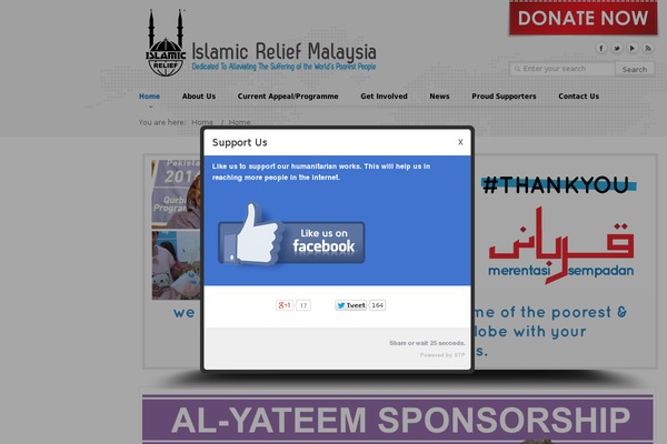 islamic-relief.org.my site used Irm