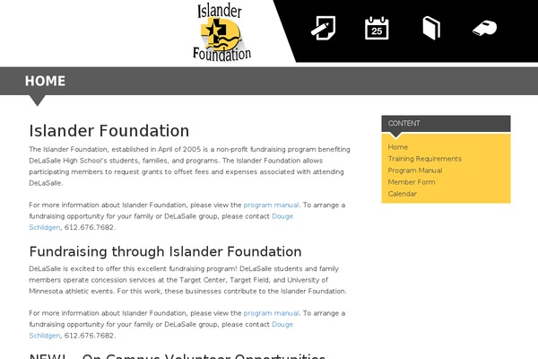 islanderfoundation.org site used Delaislander