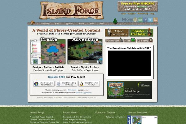 Site using Islandforge-support plugin
