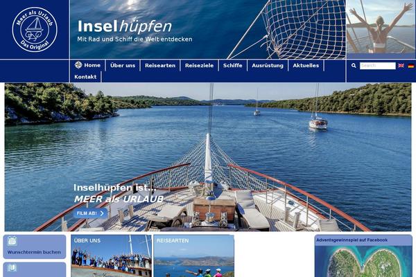 Inselhuepfen theme websites examples