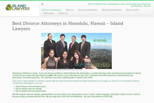 WordPress website example screenshot