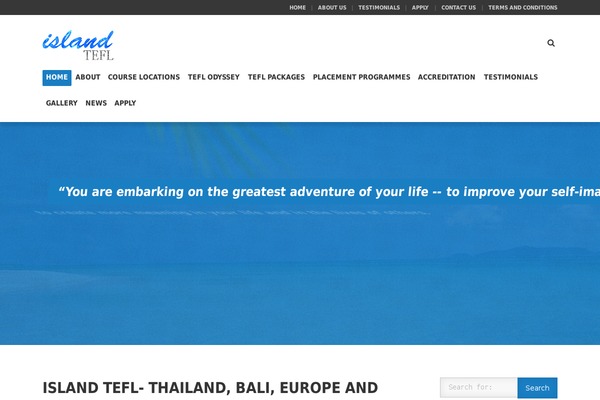 WordPress website example screenshot