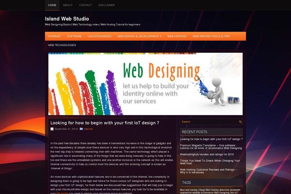 WordPress website example screenshot