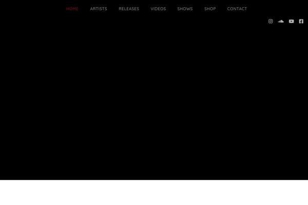 SoundRise theme site design template sample