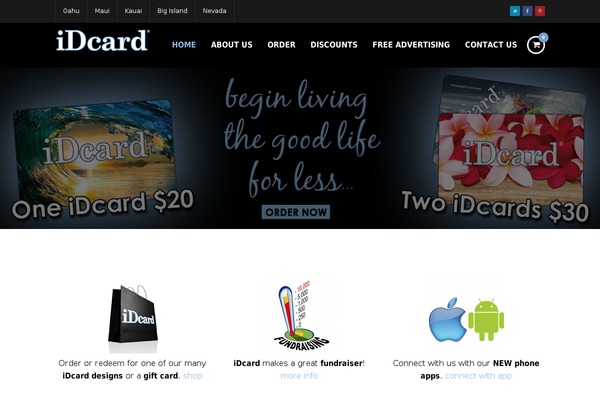 Site using Idcard-coupons plugin