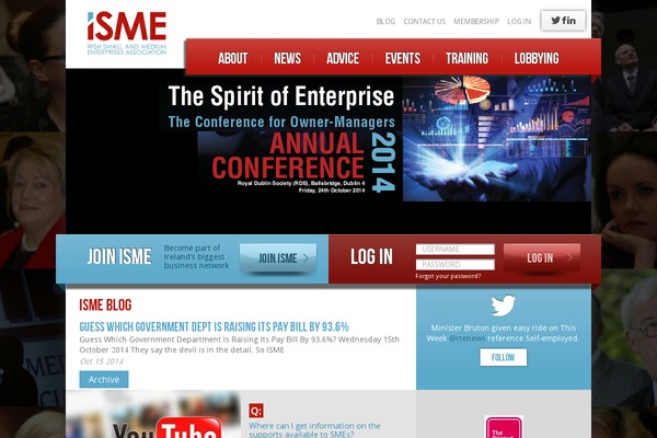 isme.ie site used Isme-clickworks