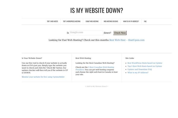 Crawford theme site design template sample